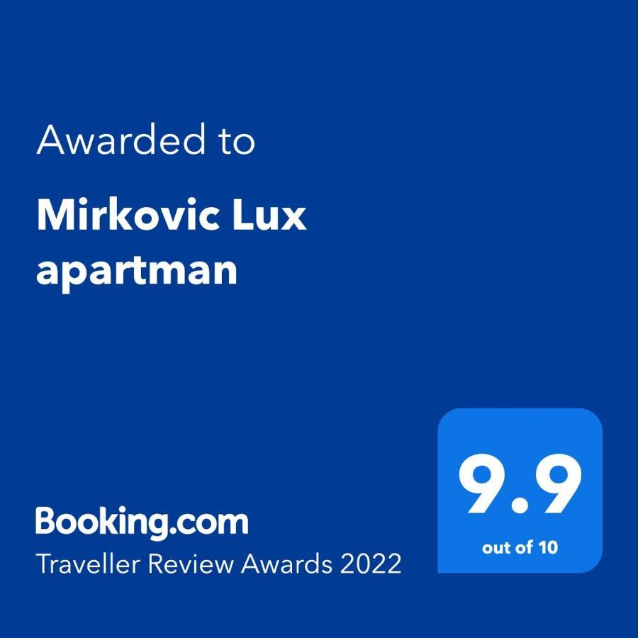 Mirkovic Lux Apartman Nis Exterior foto